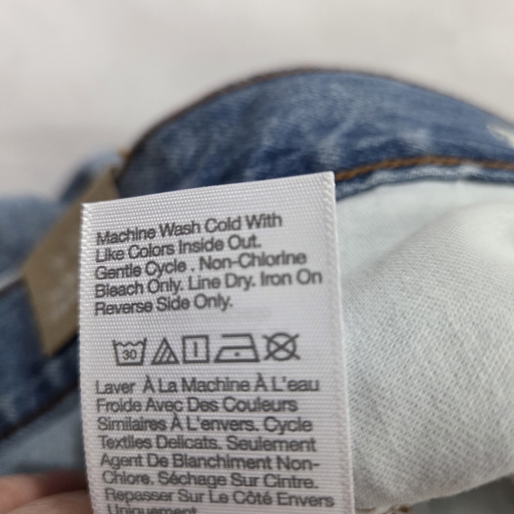NWT Madewell The Perfect Vintage Jean in Cooper Wash Size 29 Distressed Holes - Picture 11 of 12